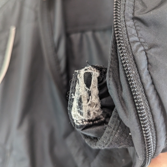 Nike Vest Womens Medium Black Jacket Windbreaker Vtg 90s Y2K Cycling Golf Zip In - Picture 10 of 16